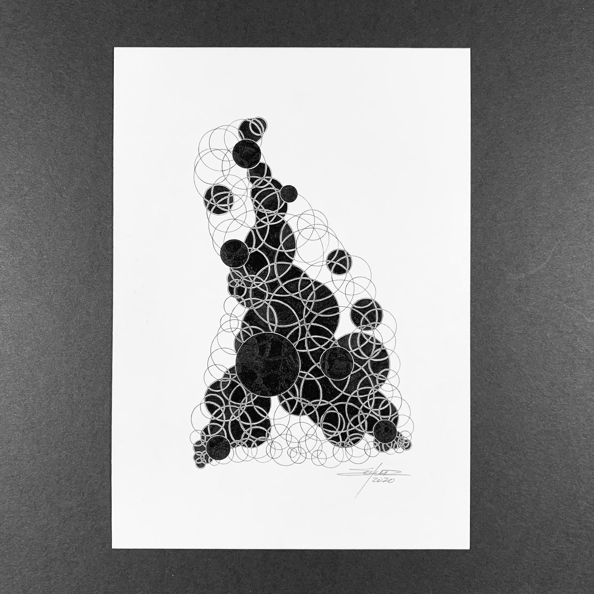 saltandoincirculos-original-art