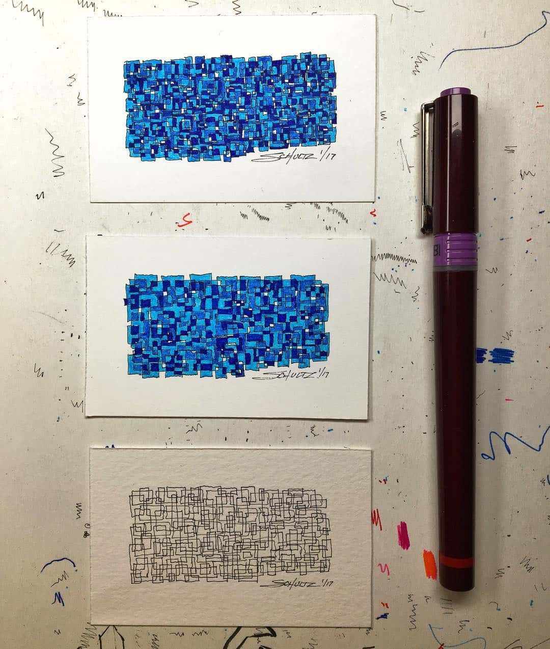 Artomat Blue Series artwork number 3