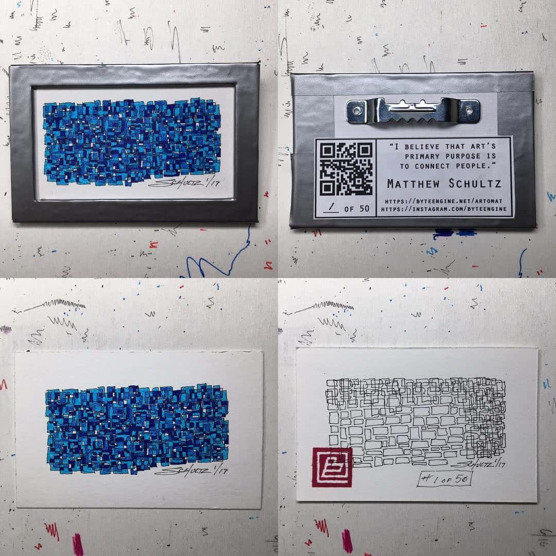 Artomat Blue Series artwork number 4