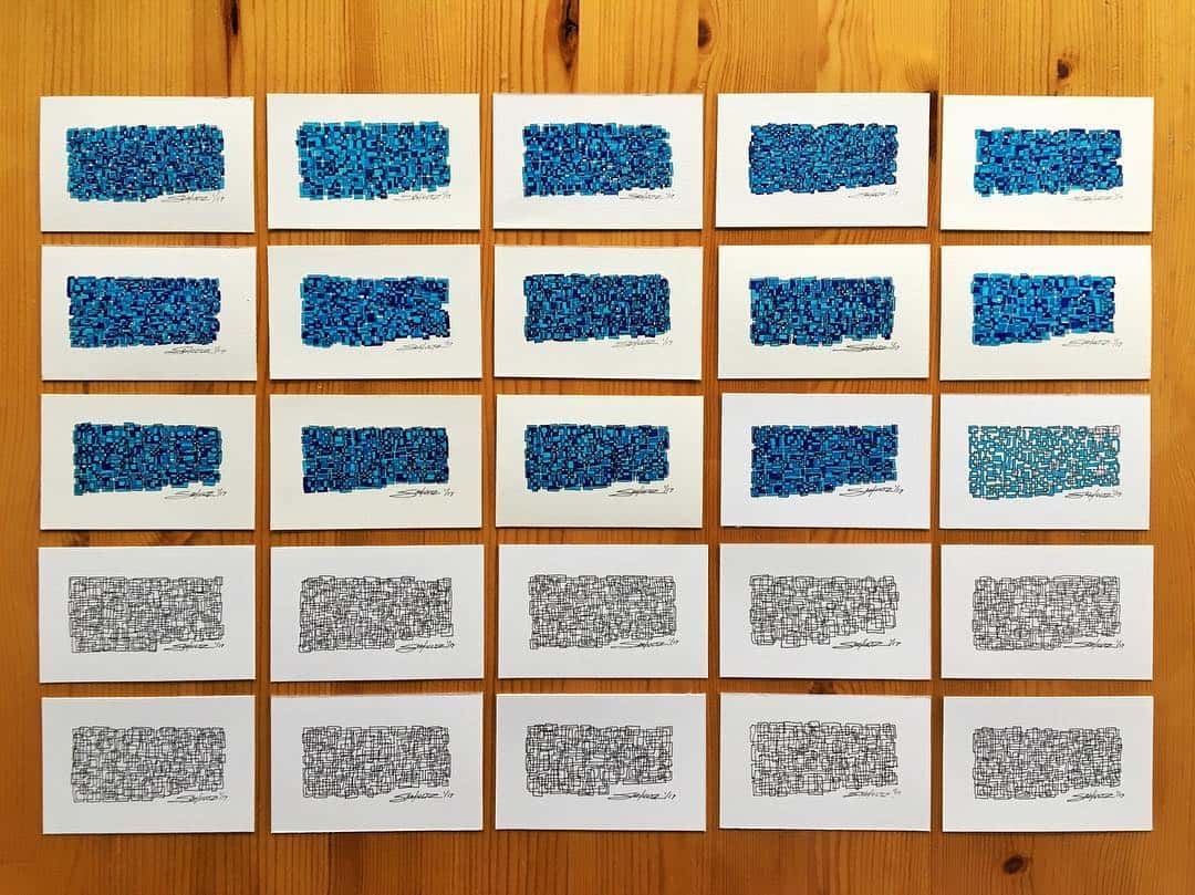 Artomat Blue Series artwork number 5