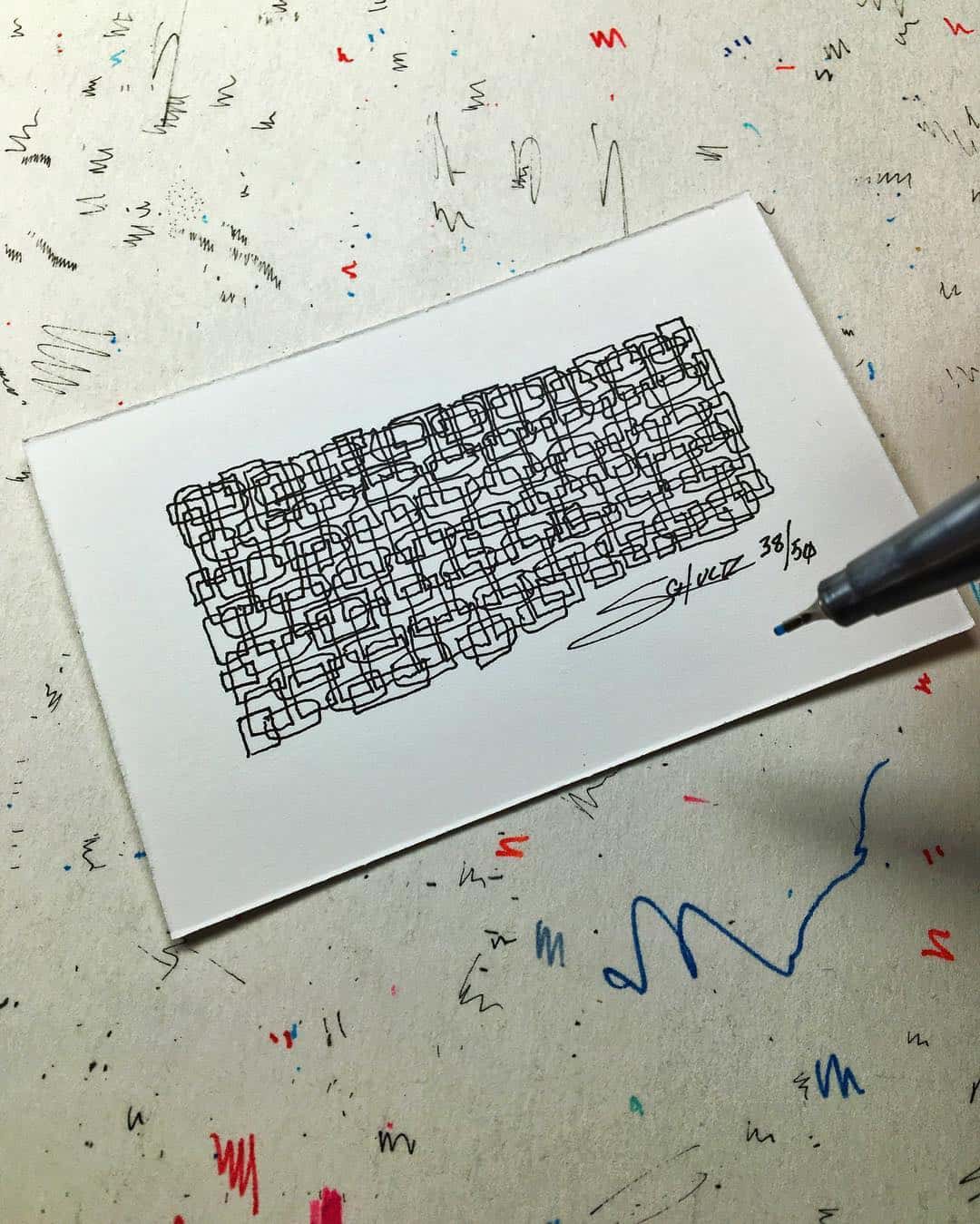 Artomat Blue Series artwork number 6