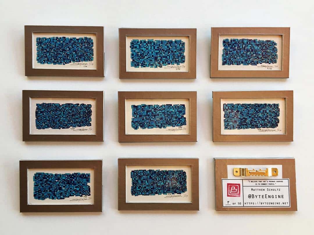 Artomat Blue Series artwork number 8