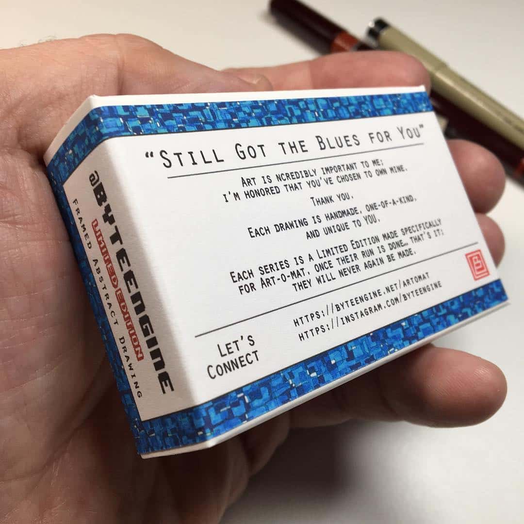 Artomat Blue Series artwork number 14