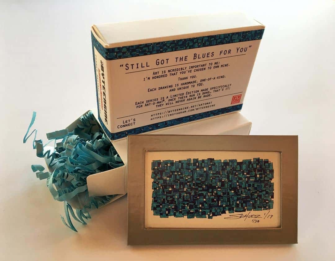 Artomat Blue Series artwork number 16