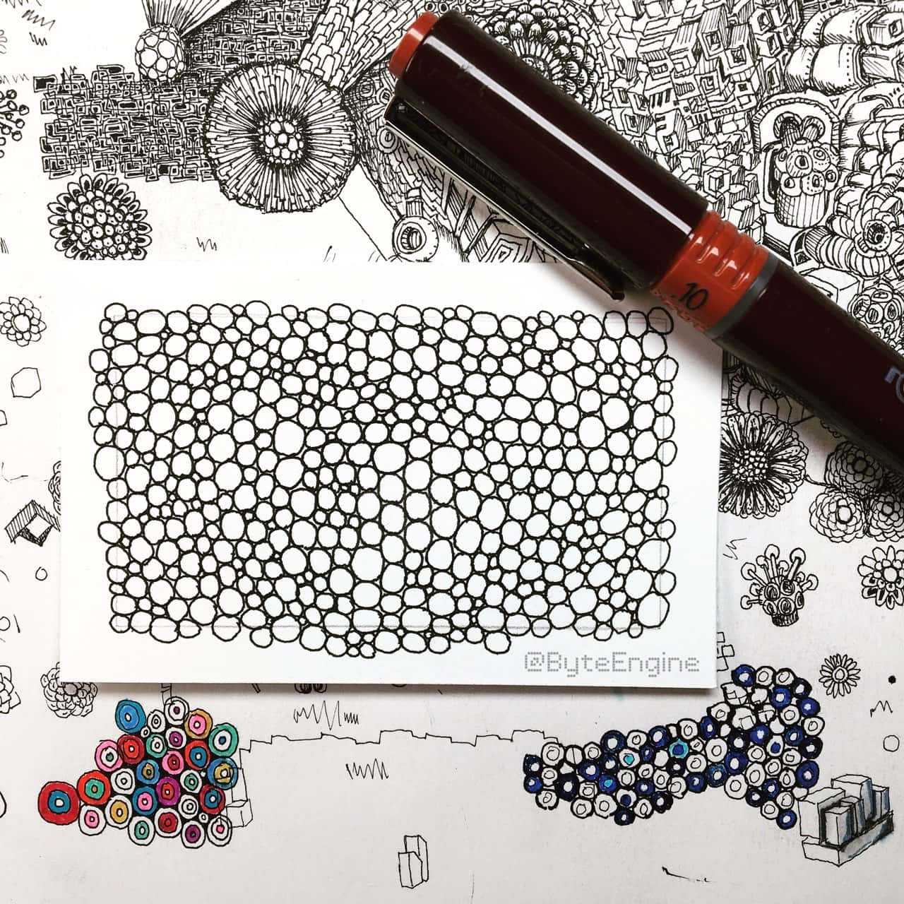 Artomat Circles and Squares Series artwork number 1