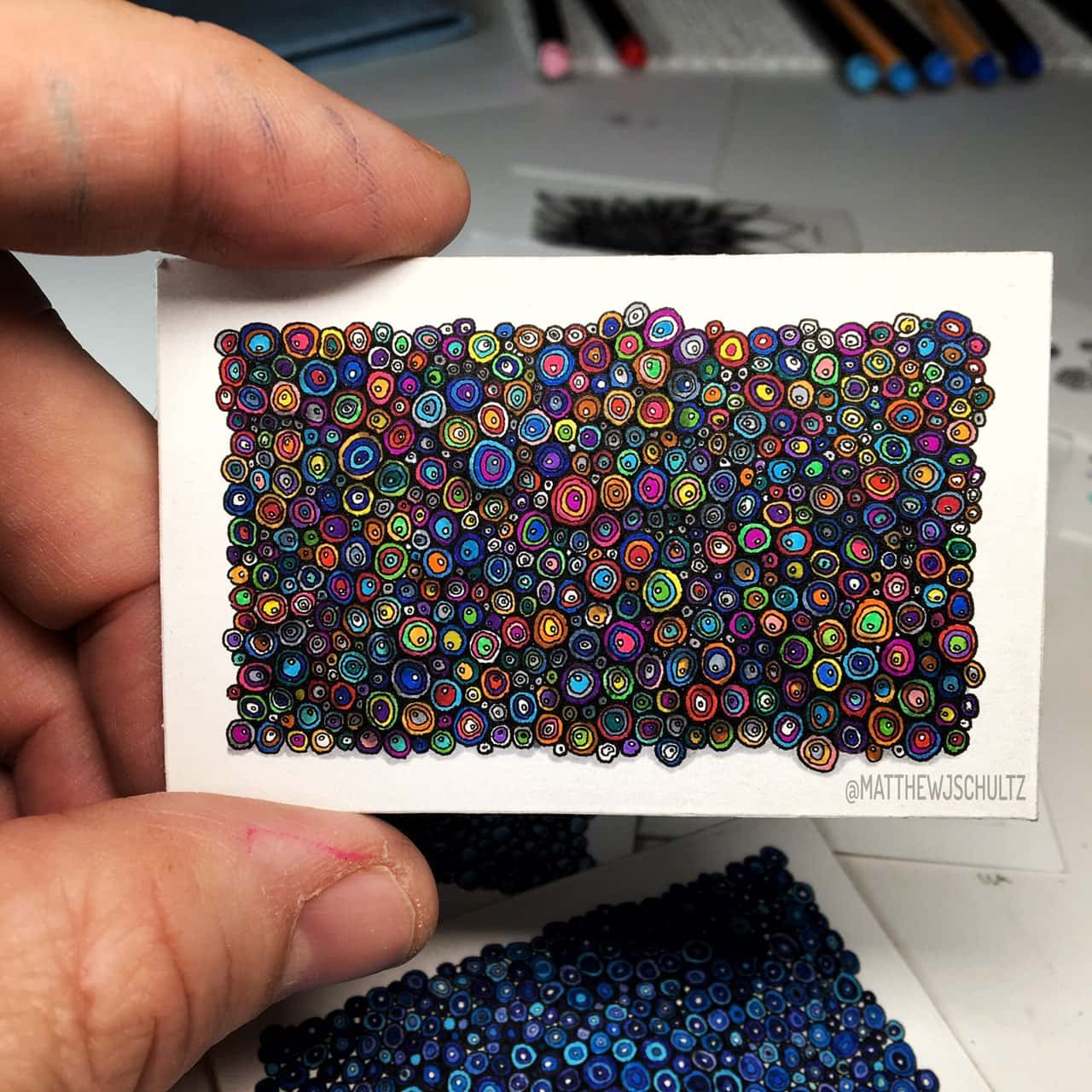 Artomat Circles and Squares Series artwork number 9