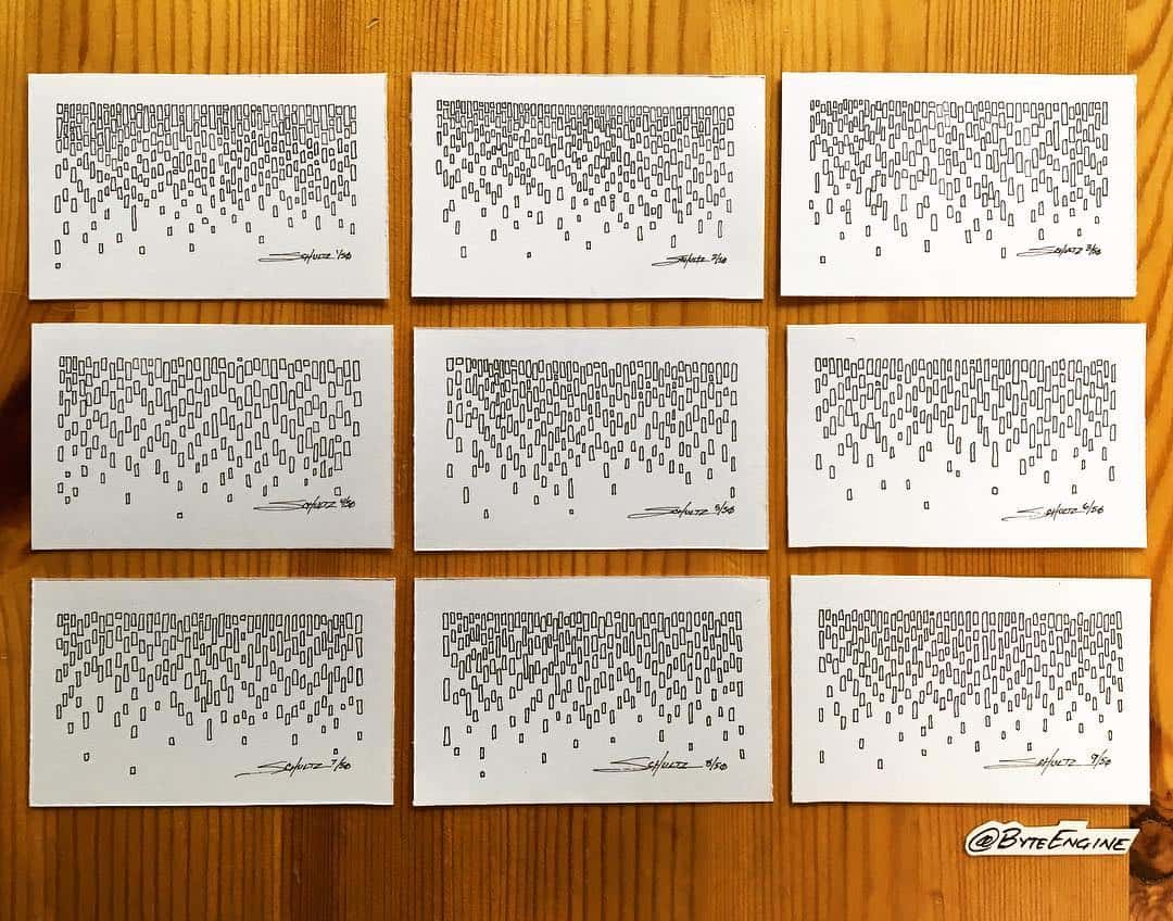 Artomat Red Series artwork number 9