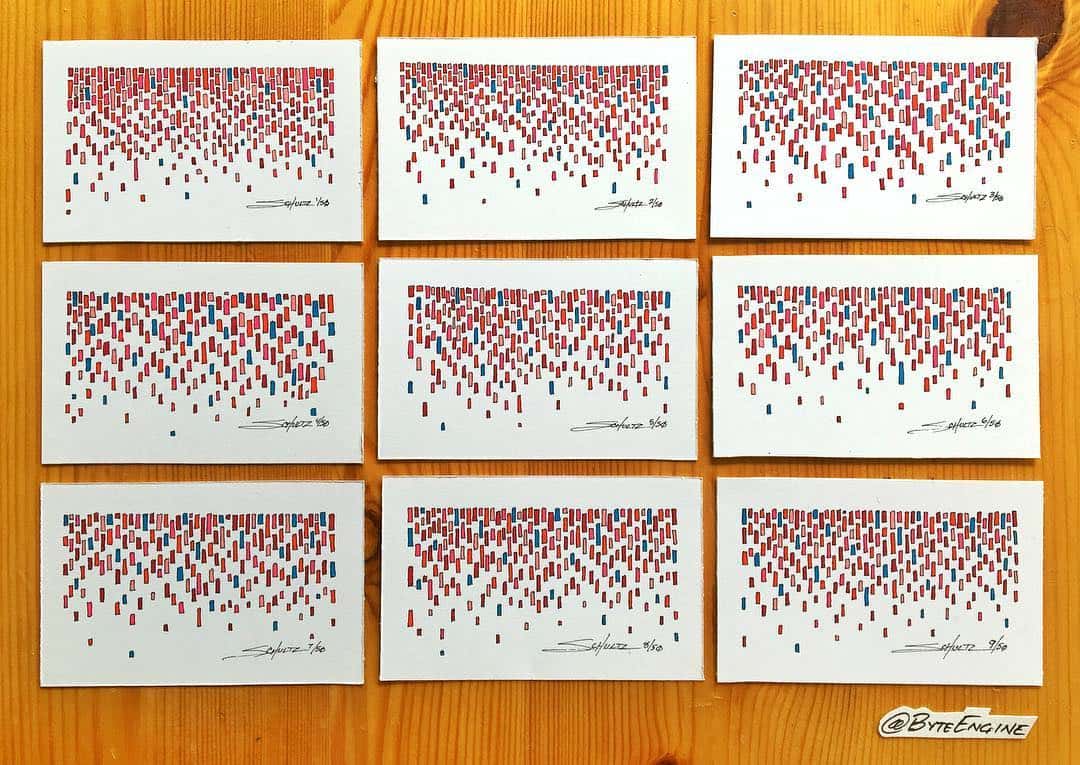 Artomat Red Series artwork number 13