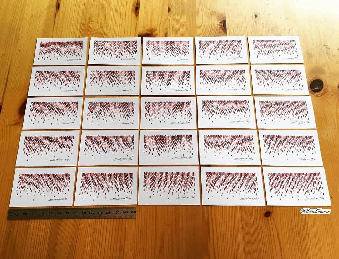 Artomat Red Series artwork number 14