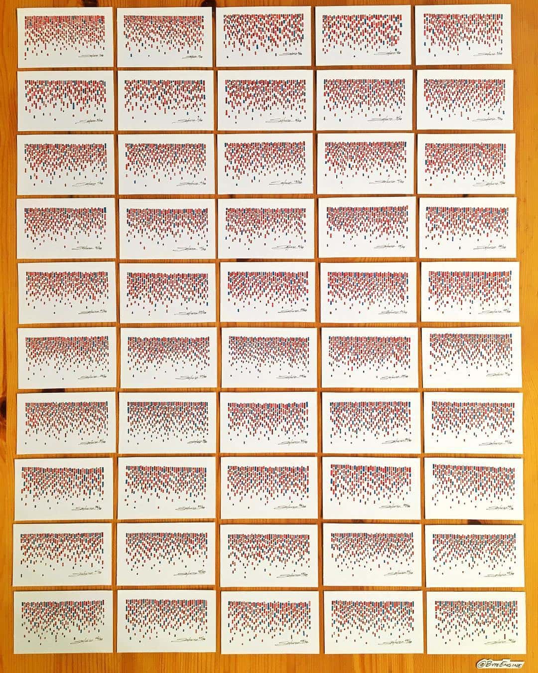 Artomat Red Series artwork number 16