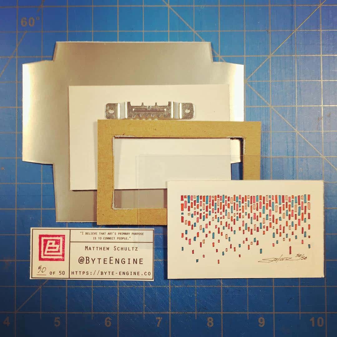 Artomat Red Series artwork number 18