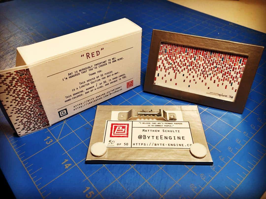 Artomat Red Series artwork number 19