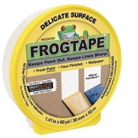 Yellow painter's tape for delicate surfaces