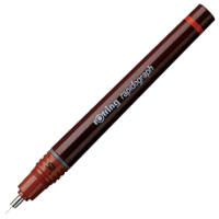 Black technical pen with precision tip