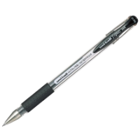 Fine-tipped black gel pen